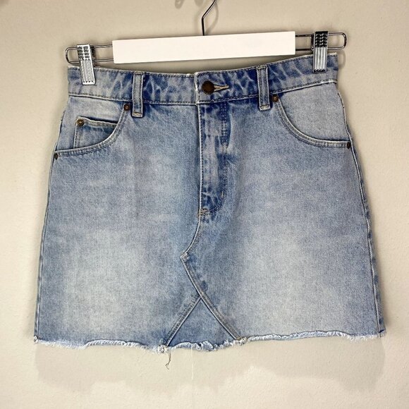 Rolla's Claudia Skirt High Rise A Line Denim NWOT 25 - Picture 1 of 10